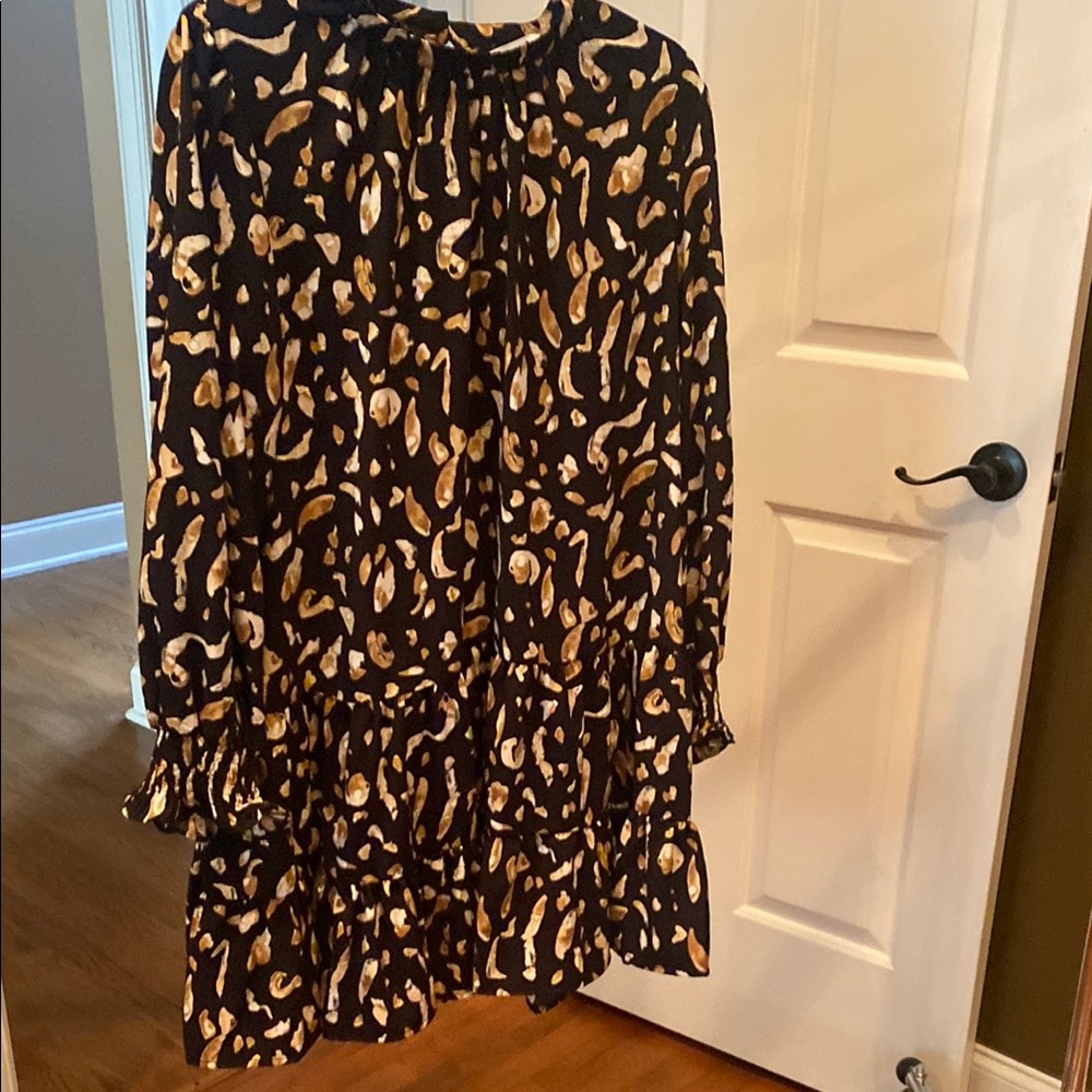 Elegant Black and Gold Women's Skirt